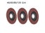 3Pcs Zirconia Flap Discs 125mm Sanding Discs 40/60/80/120 Grit Grinding Wheels Carousel 7