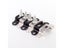 1/20pcs Invisible Two-in-One Connectors Woodworking Cabinet Hinges Assembly Carousel 4