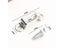 1/20pcs Invisible Two-in-One Connectors Woodworking Cabinet Hinges Assembly Carousel 7