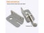Anti-theft Sliding Door Lock Bolts Padlock Clasp Stainless Steel Gate Safety Carousel 3