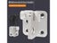 Anti-theft Sliding Door Lock Bolts Padlock Clasp Stainless Steel Gate Safety Carousel 4