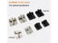 Anti-theft Sliding Door Lock Bolts Padlock Clasp Stainless Steel Gate Safety Carousel 5