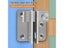 Anti-theft Sliding Door Lock Bolts Padlock Clasp Stainless Steel Gate Safety Carousel 6