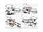 XQD-19/25 Portable Pneumatic PET Plastic PP Polypropylene Hand Strapping Carousel 6