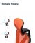 Sihoo M18 Ergonomic Office Chair (Black) Carousel 15