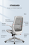 Sihoo M59B Ergonomic Office Chair (Light Gray) Carousel 6