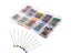 100Pcs/Box 38mm Sewing Pins Dressmaking Pins Glass Ball Head Multicolor Pins Carousel 3