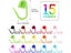50/100Pcs Colorful Plastic Safety Pins Knitting Markers Crochet Stitch Clips Carousel 3