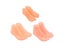 1 Pair Mannequin Feet For Sandal Jewelry Display Stand Carousel 2