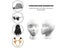 Women Styrofoam Foam Head Model Polystyrene Mannequin Head Model Lightweight Carousel 5