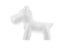 Foam Polystyrene Dog Craft Christmas Diy White Crafts Figurines Statues Animal Carousel 4