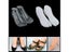 1Pair Female Thong Sandal Shoe Sock Foot Jewelry Display Holder 21cm Clear Carousel 5