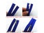 50/100Pcs Nylon 5# Silver Zipper Pull Head No Lock Slider Carousel 6