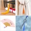 100pcs/lot 13cm Tassel Silk Fringe Silky Floss Bookmark Tassels Mini Tassels Carousel 7