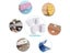 100 Pairs Dot Fastener Hook Loop Tape Black White 10 30mm DIY Accessories Carousel 7