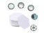 100Pcs Hexagon Templates White Patchwork Paper Mold Set Accessory Carousel 5