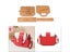 New 1Set DIY Kraft Paper Template Fashion Messenger Bag Sewing Pattern Carousel 3