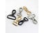 1pcs Metal 4 Sizes Snap Hook Clasps For Leather Craft Pet Leash Carousel 5