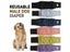 1PC Washable Reusable Dog Diaper For Pee Absorbent Leak Proof Carousel 2