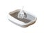 Cat Litter Box Portable Bedpan Removable Semi Closed Kitty Litter Pan Potty Carousel 8