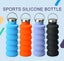 Collapsible Water Bottle Reuseable Foldable Bottles (Black) Carousel 4