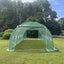 6m x 3m x 2m Strong Tunnel Greenhouses Galvanised Frame Carousel 8
