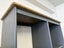 Beautiful Charcoal Painted & Oak Wall unit/Display Unit Carousel 8