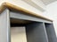 Beautiful Charcoal Painted & Oak Wall unit/Display Unit Carousel 9