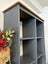 Beautiful Charcoal Painted & Oak Wall unit/Display Unit Carousel 13