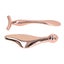 metal facial massage tool metal eye cream applicator 2pcs Face Roller Massage Carousel 2
