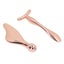 metal facial massage tool metal eye cream applicator 2pcs Face Roller Massage Carousel 5