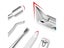 6pcs Stainless Steel Professional Nail Kit - Precision Cuticle Trimmer And Nail Carousel 5
