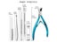 6pcs Stainless Steel Professional Nail Kit - Precision Cuticle Trimmer And Nail Carousel 7