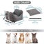 Small Dog/Cat Detachable&Washable Dog Car Booster Seat Carrier Bed Carousel 6
