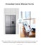 Panasonic 618L Quad Door Fridge Freezer w Ice Water Dispenser Stainless Steel Carousel 15