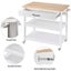 Kitchen Island Cart on Wheels Carousel 9