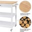 Kitchen Island Cart on Wheels Carousel 10