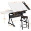 Height Adjustable Art Table Drafting Table Carousel 3