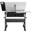 Height Adjustable Art Table Drafting Table Carousel 7