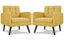 2pcs Arm Chair Tufted Accent Chair Carousel 10
