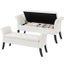 Faux Leather Ottoman Carousel 6