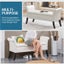 Faux Leather Ottoman Carousel 8