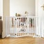 Goslash Picks Wooden Pet Gate Dog Fence Safety Stair Barrier Security Door 3 ... Carousel 7