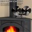 New 8 Blades Stove Fan Fireplaces Wood Burner Fan Quiet Heat Powered Afterpay Carousel 6