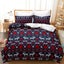 Christmas Bedding Set Santa Claus Elk Printed Quilt Cover Pillowcases Set for Ch Carousel 4