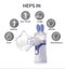 Handheld Nebulizer for Kid Adult Electronic Nebulizer Mask Mesh Nebulizer Carousel 4