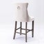 6X Velvet Bar Stools With Studs Trim Legs Tufted Kitchen Dining Chairs Carousel 7