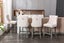 6X Velvet Bar Stools With Studs Trim Legs Tufted Kitchen Dining Chairs Carousel 8