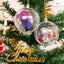 10pcs Clear Plastic Ornaments Christmas Balls for DIY Crafts Xmas Tree Hanging D Carousel 5