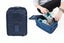 Travel Environmental Water-Resistant Shoe Pouch Portable Storage Bag-Dark Blue Carousel 1